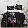A-Apex Legends Game Gamer Cartoon Comforter Bedding SetDuvet Cover Bed Set Quilt Cover Pillowcaseking Queen Size Bedding Set