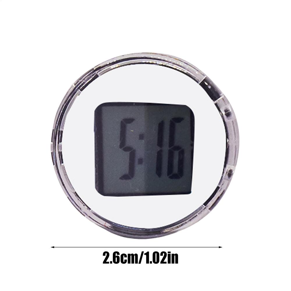 Clock for Car Dashboard Small Car Clock Digital Vent Watch Adhesive Dashboard Decoration Waterproof Automotive Watch for Home &