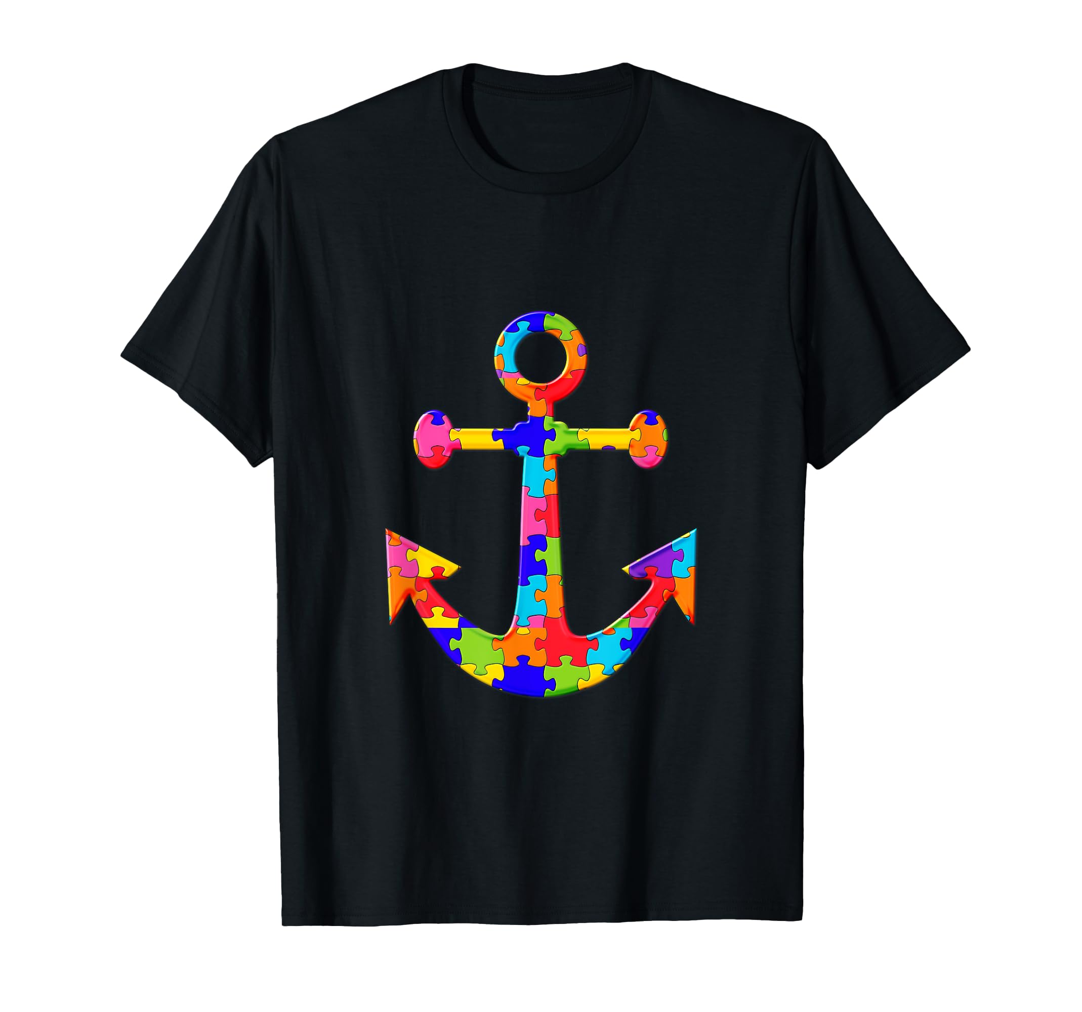 

Boat Ship Anchor Puzzle Autism Puzzle T-Shirt