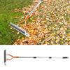 Garden Thatch Rake Stainless Steel Garden Grass Grooming Tool Removes Dead Grass Leaves Clearing Loosening Soil Lawn Rake