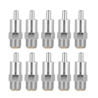 10 Pcs/Set Stainless Steel Pig Automatic Waterer Round Mouth Nipple Drinker for Pigs
