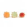 Salircon 3Pcs/Set Fashion Bohemia Inlaid Colorful Acrylic Ring for Womens Creative Irregular Resin Stackable Finger Ring Jewelry