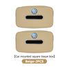 WET1 Car Tissue Box Seat Back Paper Towel Bag Tissue Storage Case For Volkswagen VW Scirocco Jetta Beetle Golf 4 5 6 Passat Polo B5