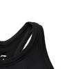 Li Ning Fitness Series Sleeveless Compression Yoga Stretch Sports Tank Top Women Tops Black AUDV020-1