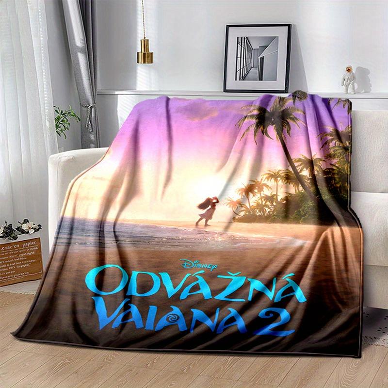 1pc, "Brave Moana 2 Adventure Blanket Perfect for Home Decor, Couch Cover, Outdoor Blankets, Gifts, Flannel Throw