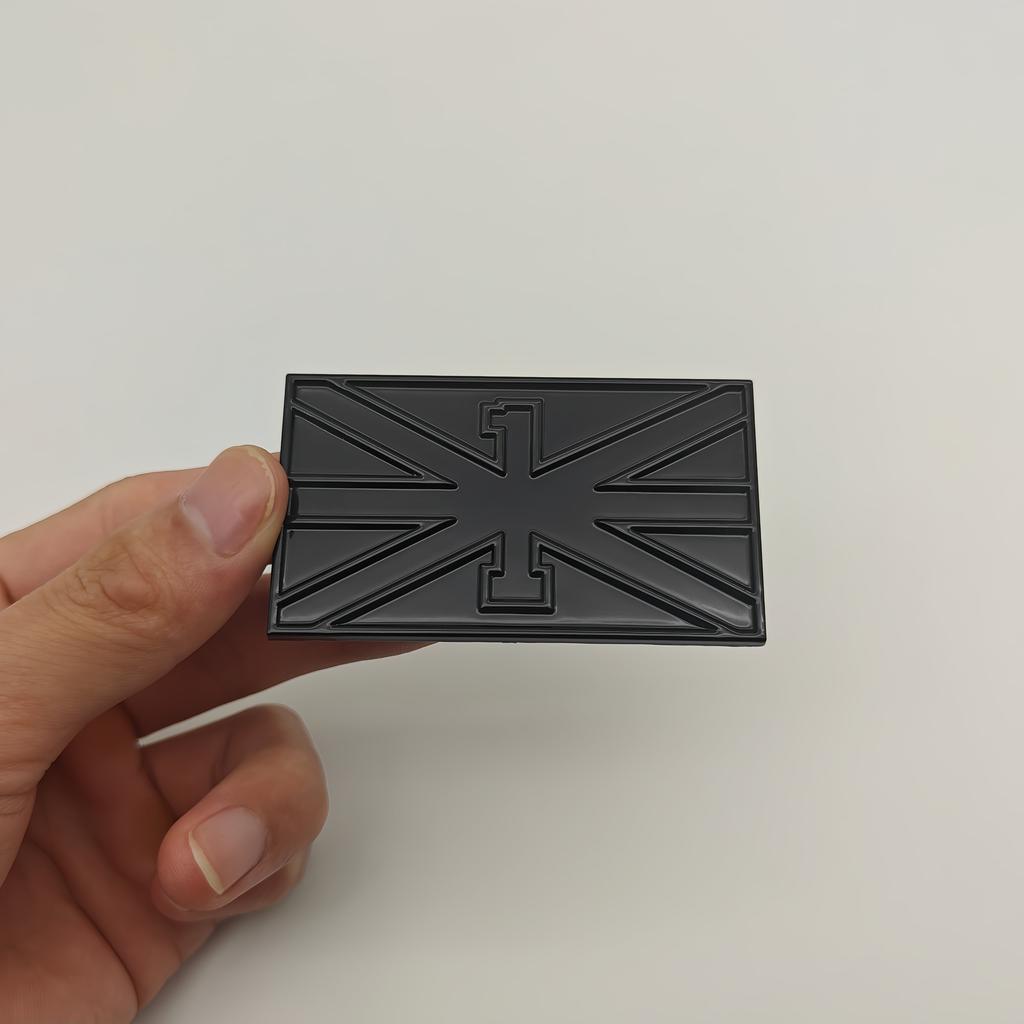 1pc 3D Metal British National Flag Emblem Decal Side Fender Rear Fender Badge Sticker for All Car There are Six Colors to Choose From