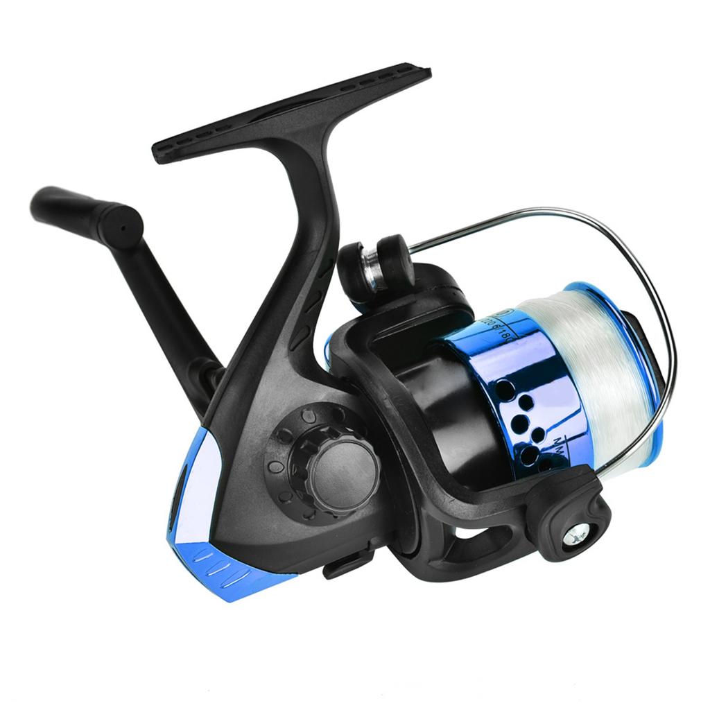Freshwater Plastic Plating Lightweight Spinning Fishing Reel Tackle Accessory(Blue)