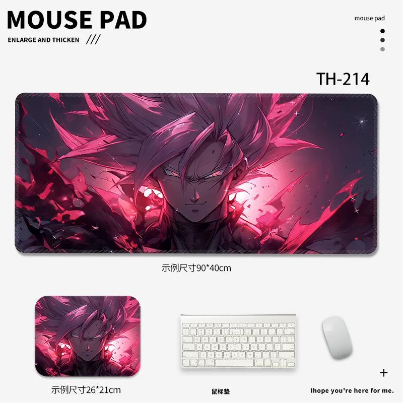 ACGN Cosplay Definition Creative Leather Mouse Pad Dragon Ball Anime E-sports Game Mouse Keyboard Table Pad Boys Advanced Non-slip  Mouse Pad