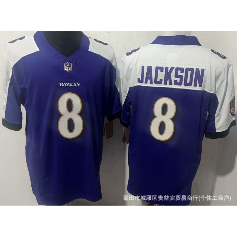 Baltimore Ravens NFL Camiseta de Fútbol Manga Corta Ropa de Equipo Bordada para Hombre Ropa Deportiva para Aficionados