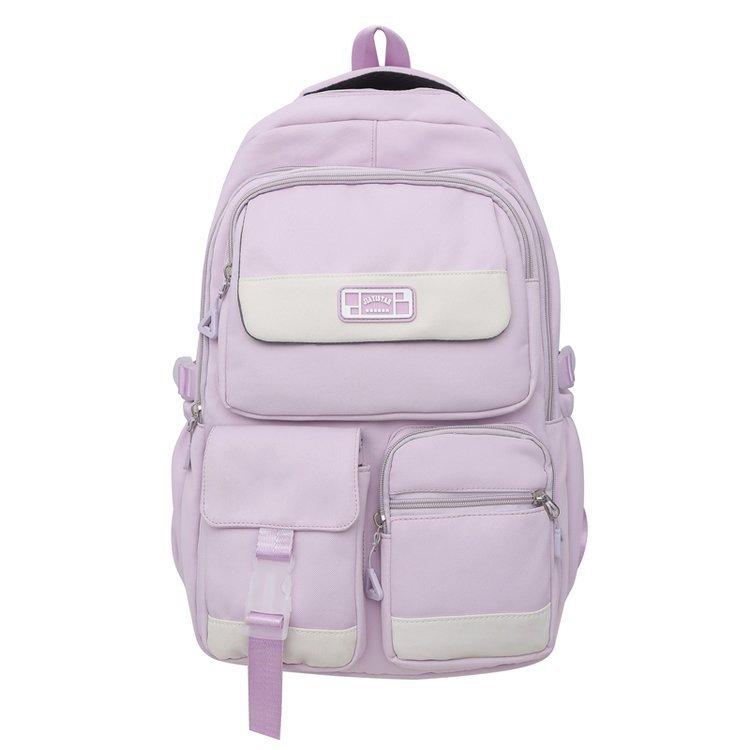 School bag for women, INS forest style, versatile, niche, and high school students, large capacity, high look, dirt-resistant, durable double shoulder