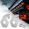 Weather Resistant Lamp Support 2Pcs Watermelon Light Brackets for Partsam, 304 Stainless Steel Mirror Turn Signal Automotive Hardware Angled Mounting