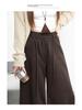 Premium Women's Cotton Wide-Leg Drawstring Pants - Versatile Fall/Winter Casual Wear