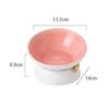 Ceramic Cat Bowl Creative Dog Food Feeding Basin Anti Knock Pet High Foot Bowl  Neck Protection