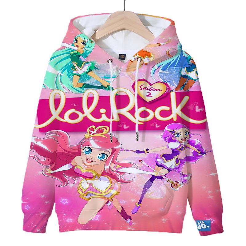 

3D-принт LoliRock Толстовки Детские толстовки Топы Мальчики Девочки Длинные рукава Пуловеры Дети Милая мультяшная верхняя одежда Sudadera Escolar