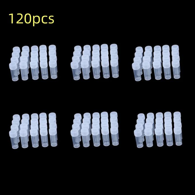 5ml Plastic Small Bottles Sample Pot 5g Mini Clear Packing Containers For Medicine Pill Liquid Powder Capsule Storage