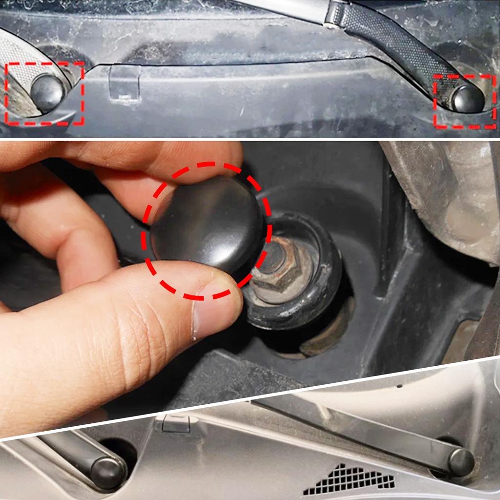 Osłona nakrętki samochodowej na przednią wycieraczkę i spryskiwacz do Infiniti ESQ Nissan Cube Juke Qashqai Dualis 2007 2008 2009 2010 2011