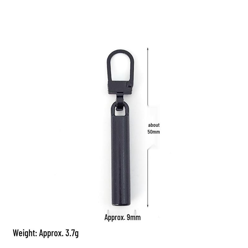 Detachable Metal Zipper Pull Tab Accessory for Bags, Shoes, and Clothes Repair