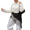 Breathable Fringed Shawl Soft Solid Scarf New Waist Scarf  Jeans Decoration
