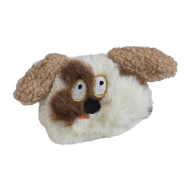 Playful Plush Dog Brooch Pin Stylish Bag Pendant Statement Hanging Ornament Plush Texture for Casual or Formal Event
