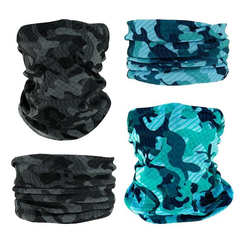 Used [NEW] [SMEHCF] Multipurpose Bandanas 12pcs for Women Men Headband Balaclava Hair Head Scarf Face Half Airsoft Paintball Mask Neck Gaiter