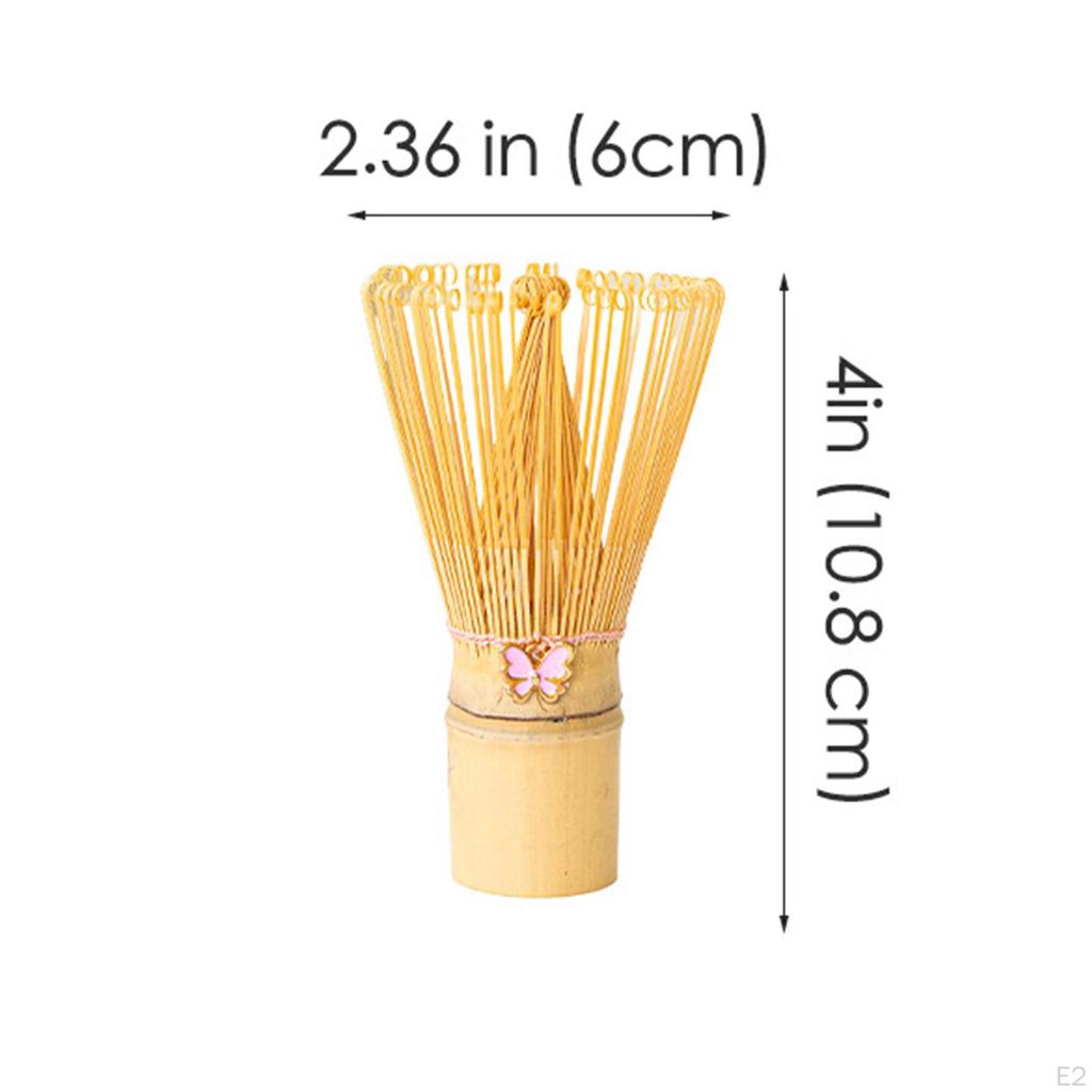 Bamboo Japanese Matcha Stirrer Chasen 2.3x4.2inch Mixing Tool