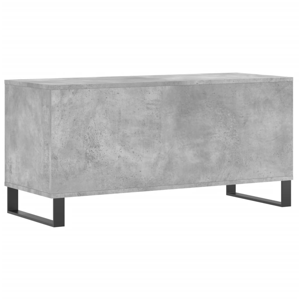Record Cabinet Concrete Grey 100 x 38 x 48 cm Particleboard