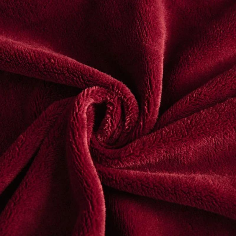 2 stk/sett 48x74cm Pure Color Velvet Putetrekk Myk Flanell Komfortabelt putetrekk Soveputetrekk