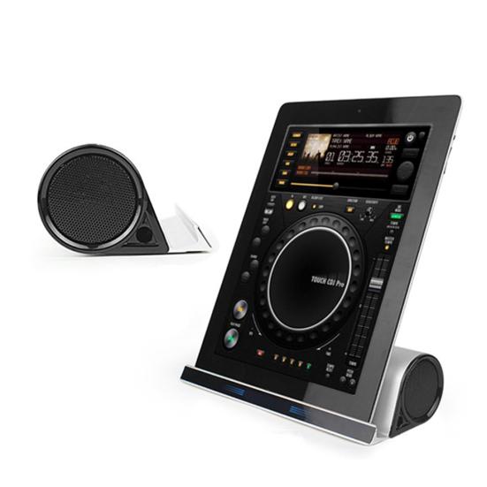 Phone Tablet Holder Bass Stereo Hifi Wireless Bluetooth-compatible Speaker USB Rechargeable