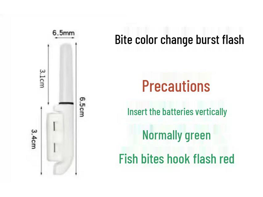 Svítící rybářský prut měnící barvu s elektronickým signalizátorem záběru