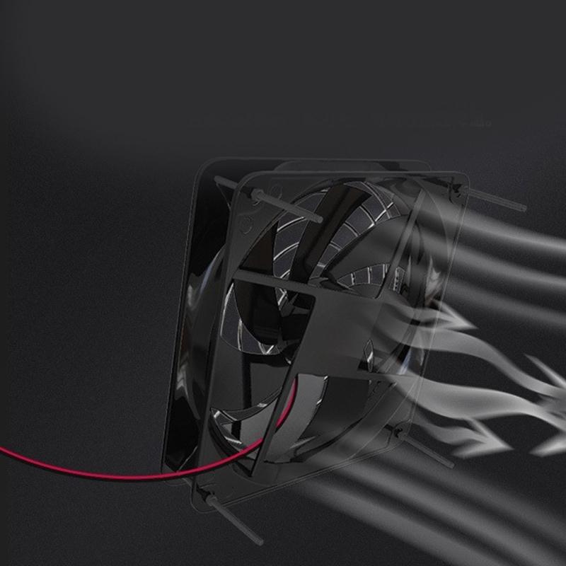 80mm USB Fan with Intelligent Temperature Control for Electronics Cooling PC Routers Fan Highly Airflows Routers Fan