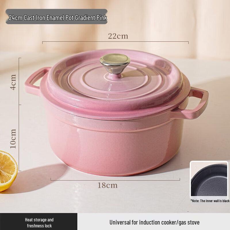 Qiwei Enamel Ceramic Stew Pot