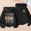 2026 Neue Kleidung für Kleinkind-Mädchen Katseye Reißverschluss-Kapuzenpullover Jungen Mode Lässiger Pullover Kinder KATSEYE Zip UP Kapuzenoberteile