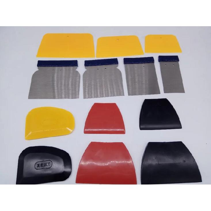 

Car Painting Repair Tool Set Rubber Squeegee Putty Scraper Auto Body Plastic Filler Spreader Soft Scraping Soft Knife 13pcs/lot