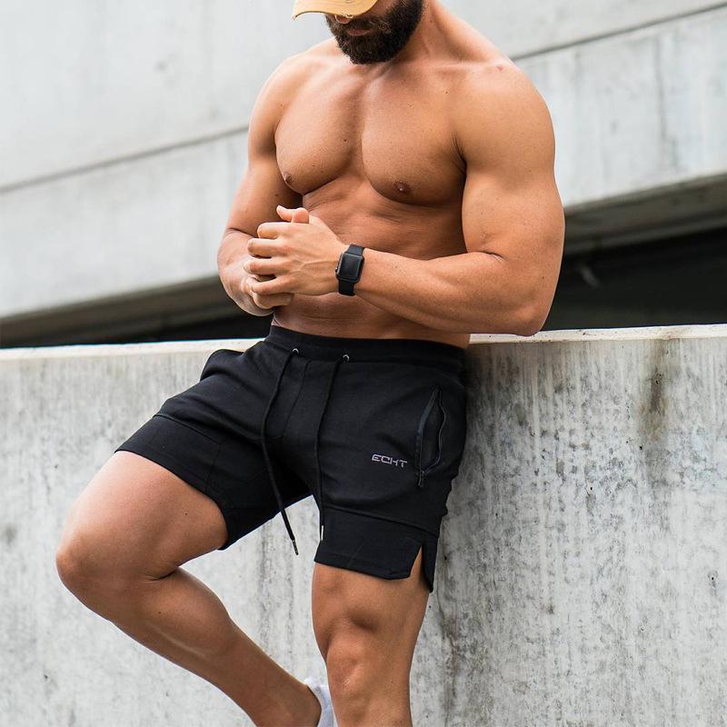 2019 Men's Fitness Cotton Running Shorts - Summer Training