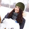 Unisex Winter Reflective Beanies High Visibility Noctilucent Reflective Knit Hat Glow In Dark For Winter Night Walks