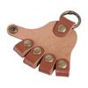 Cowhide Hand Shape Pendant Buckle Hand Keychain Holder Fashion Leather Keychain  Bag/key Decor