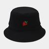 Panama Bucket Hat Fruit Strawberry Embroidered Fishing Cap Men Women Travel Beach Sun Hats