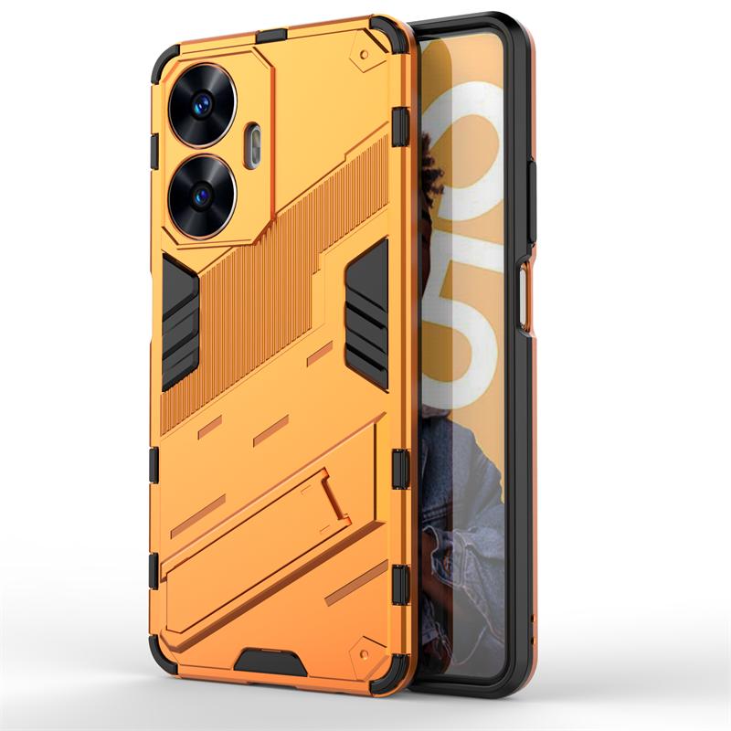 For Realme C55 Case Protective Phone Holder Case For Realme C55 Cover Invisible Bracket TPU Armor Realme C55 Case