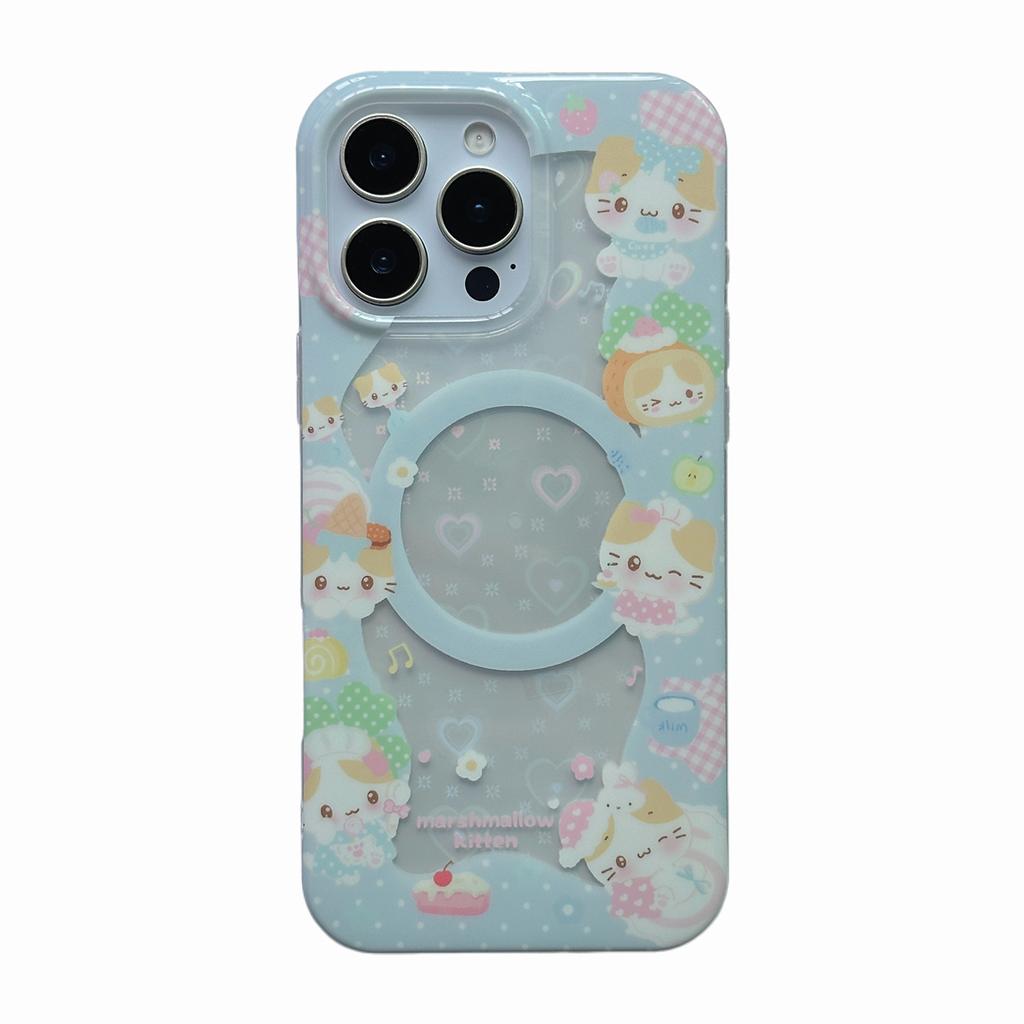 New HelloKitty Shockproof Phone Case Luxury Stylish INS Korean Cute For iPhone 16 15 14 13 Pro Max Lovely Anti-fall Cover Funda