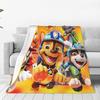 Paw Patrol Dino Snow Rescue Blanket Kids Chase Marshall 3D Print Soft Throw for Bed Sofa Bedroom Boys Girls Birthday Gift