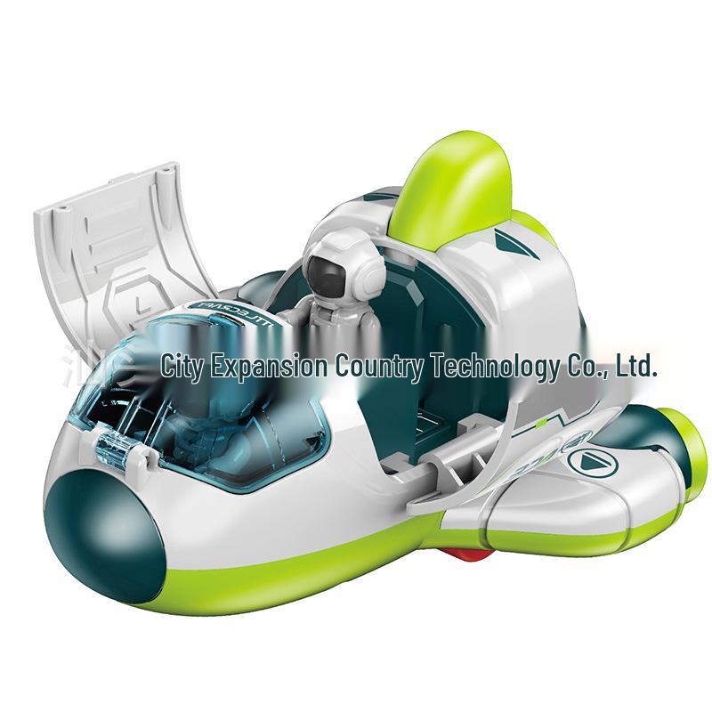 Kids' Inertial Transforming Astronaut Car - Rocket Spaceship Trendy Toy