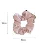 Cream Striped Hair Ring Female Sweet Bear Mori Cute Scrunchie High Elastic Hair Accesssories