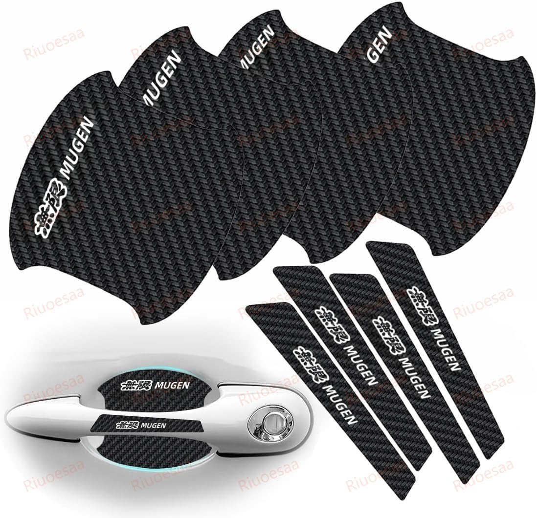 

Бесконечный протектор ручки двери автомобиля, Новая защитная пленка от царапин ручки двери автомобиля из углеродного волокна, infinite чёрный