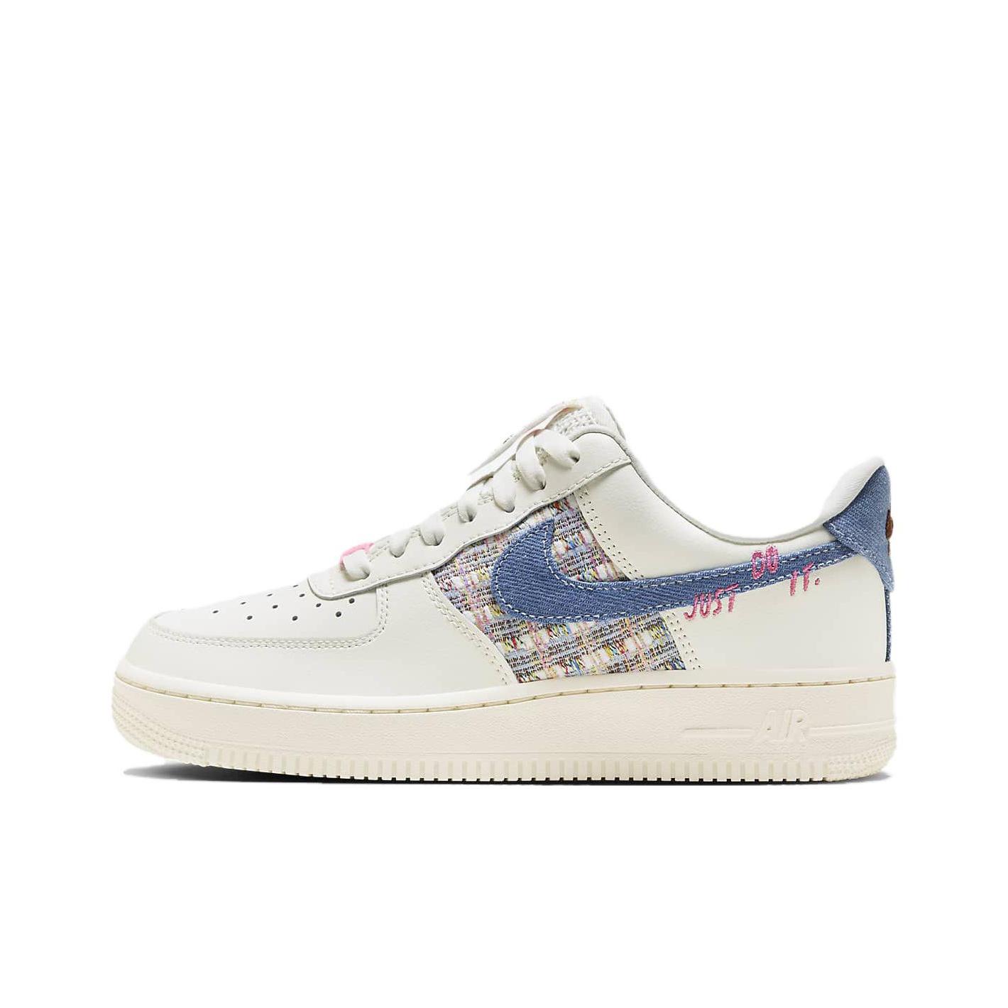 

кроссовки Nike Air Force 1 Low 07 LX JUST DO IT Denim Swoosh Boucle (Women s) FJ7740-141