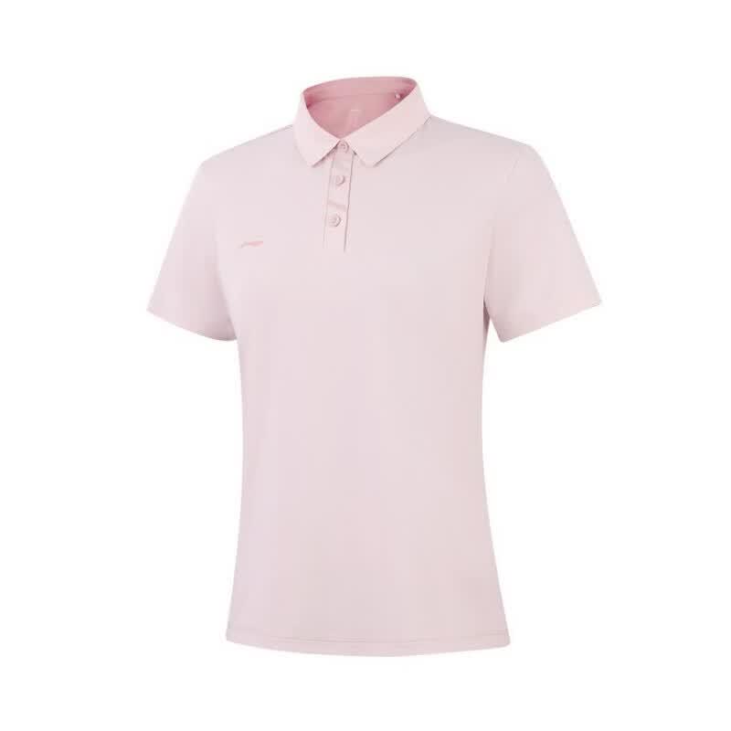 LI-NING Women's Fitness Short Sleeve Polo Shirt APLW480