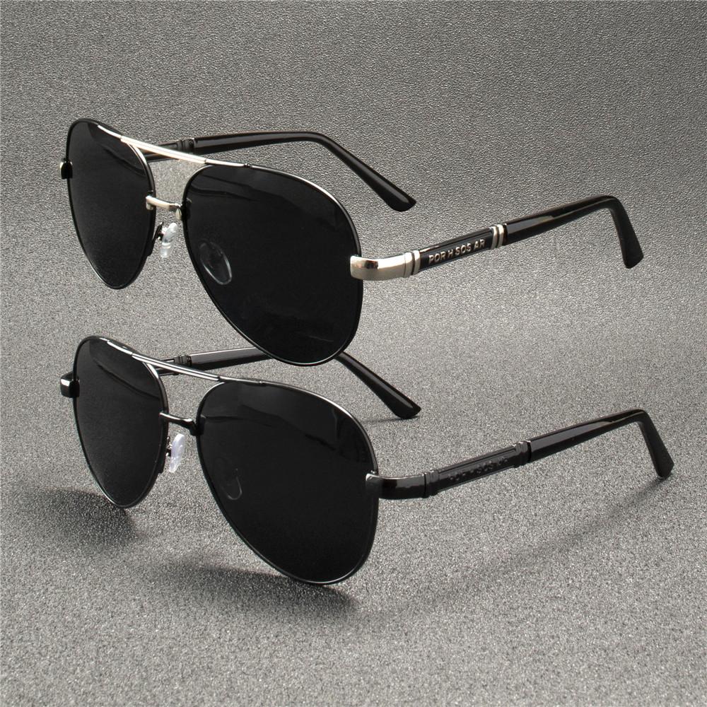 Sunglasses Men Metail Frame Quality Sun Glasses Brand Design Male Glasses Fishing Driving Goggles UV400