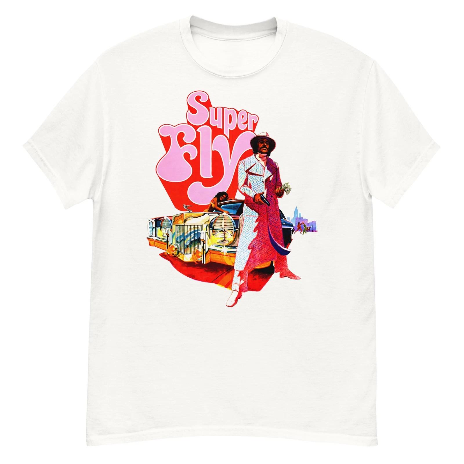 

Super Fly cult blaxploitation film fan art t-shirt S