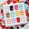 Seven-Color Small Peach Heart Acrylic Beads 11x14mm for DIY Phone Chain Pendants