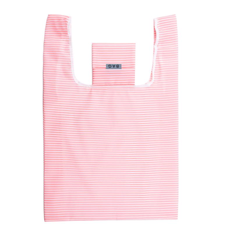 Korean Foldable Eco-Friendly Floral Shopping Bag – Large Capacity, Portable, Square Design