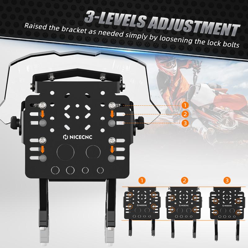 GPS Mount Bracket Mini Fairing Kit For KTM EXC 300 SXF 450 Husqvarna TE 300 GasGas EC 300 Beta RR 300 Honda Yamaha Suzuki Sherco